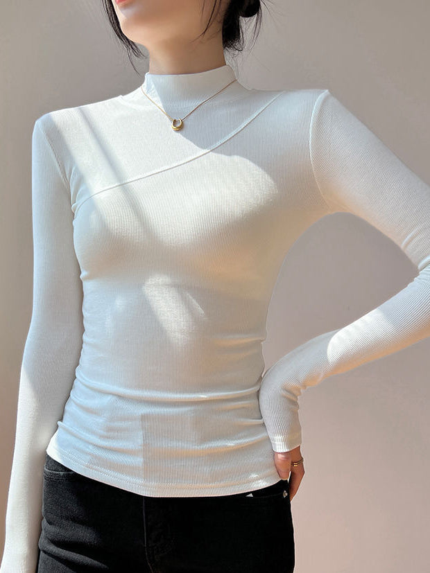 Celeste Mock Neck Long Sleeve Top