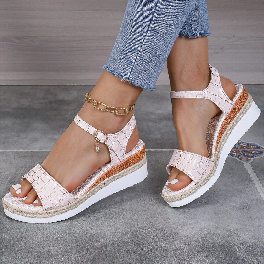 Elena Luxe Leather Sandals