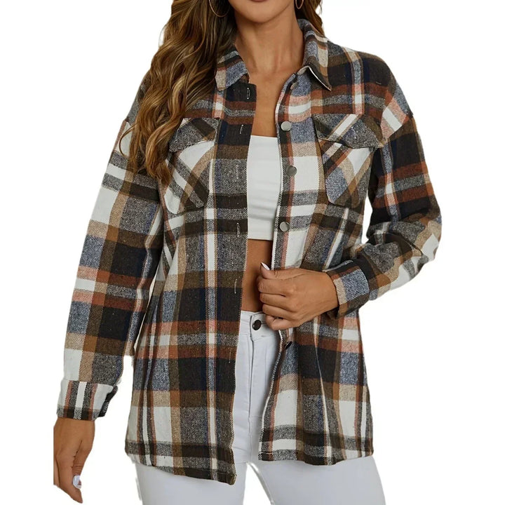 Sam | Stylish Checkered Button-Up Shirt