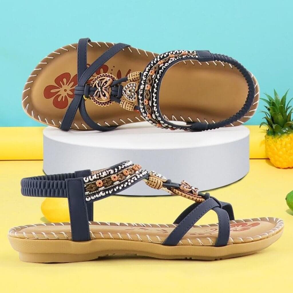 Sicily Sandals with Elastic Band & Soft Platform