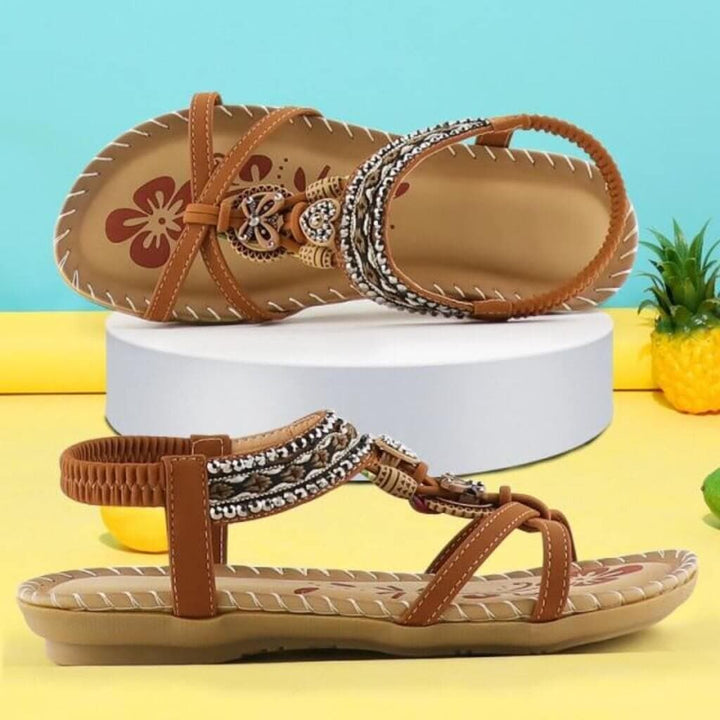 Sicily Sandals with Elastic Band & Soft Platform