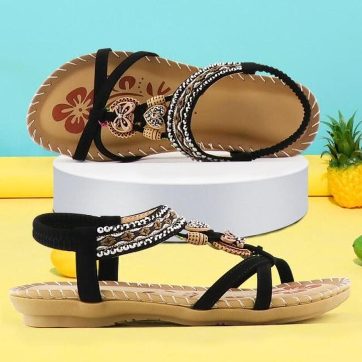 Sicily Sandals with Elastic Band & Soft Platform