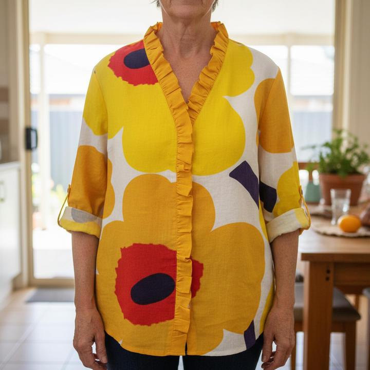 Helena™ -  Ruffled Blouse