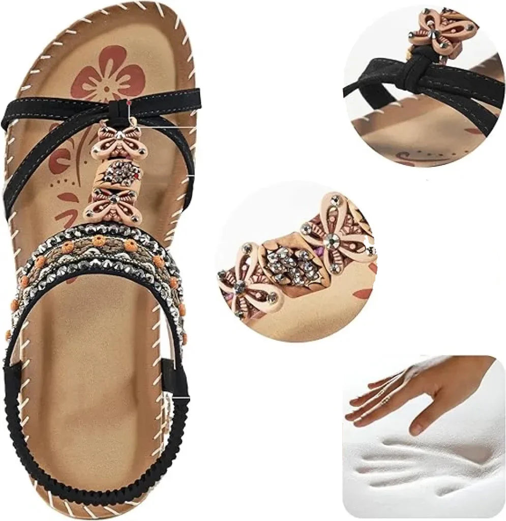 Colella Floral Sandals